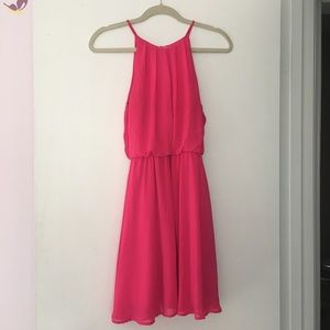 Hot pink sundress from Nordstrom by Lush